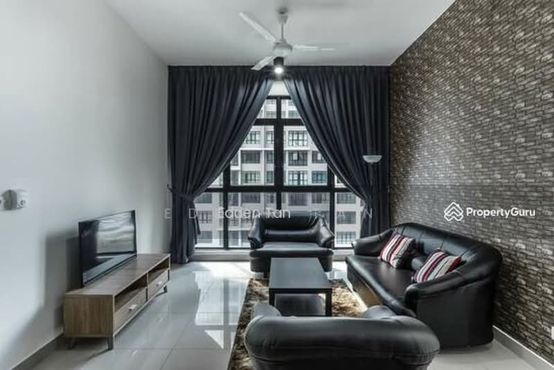 Servis Apartment untuk Disewa di Conezion Residences - Edden Tan - Living Room - PropertyGuru.com.my