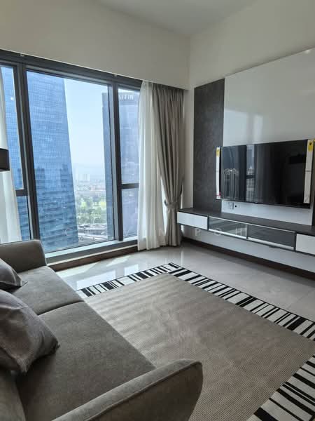 Servis Apartment untuk Disewa di Core Residence @ TRX - Calvin Poh - Living Room - PropertyGuru.com.my