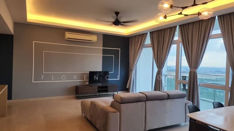 Condominium for Rent at Paradiso Nuova (Merak Kayangan) - Florence Thong - Living Room - PropertyGuru.com.my