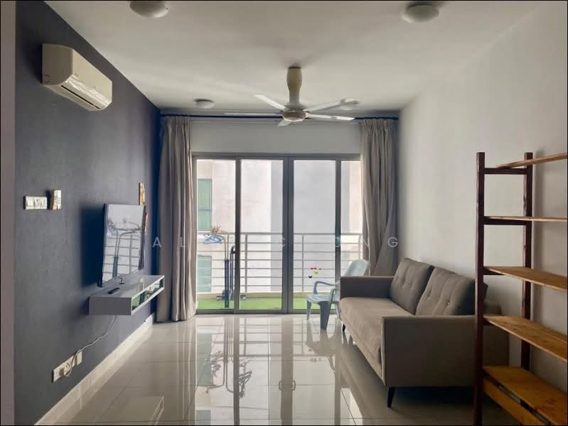 Servis Apartment untuk Disewa di Greenz (Residensi Flora) @ One South - Alex Chong - Living Room - PropertyGuru.com.my