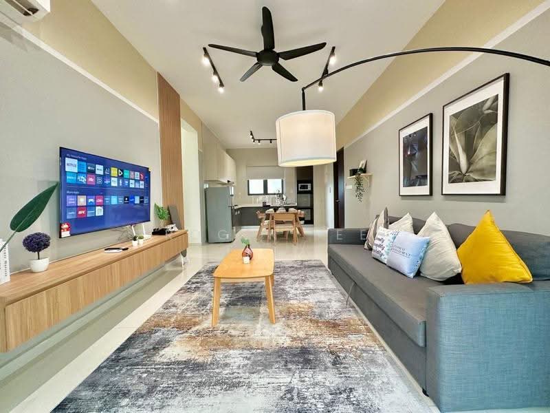 Service Residence for Sale at Twin Tower Residence - Roger Lee - Living Room - PropertyGuru.com.my