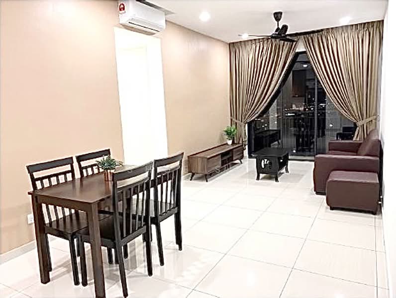 Service Residence for Rent at Kenwingston Skylofts - Shue Sen - Living Room - PropertyGuru.com.my
