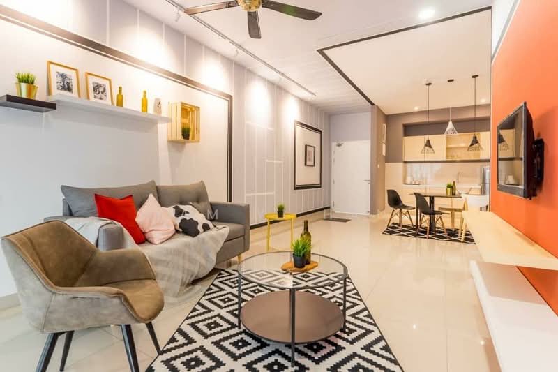 Kondominium untuk Disewa di Ceria Residence - Yam Yi Han - Living Room - PropertyGuru.com.my