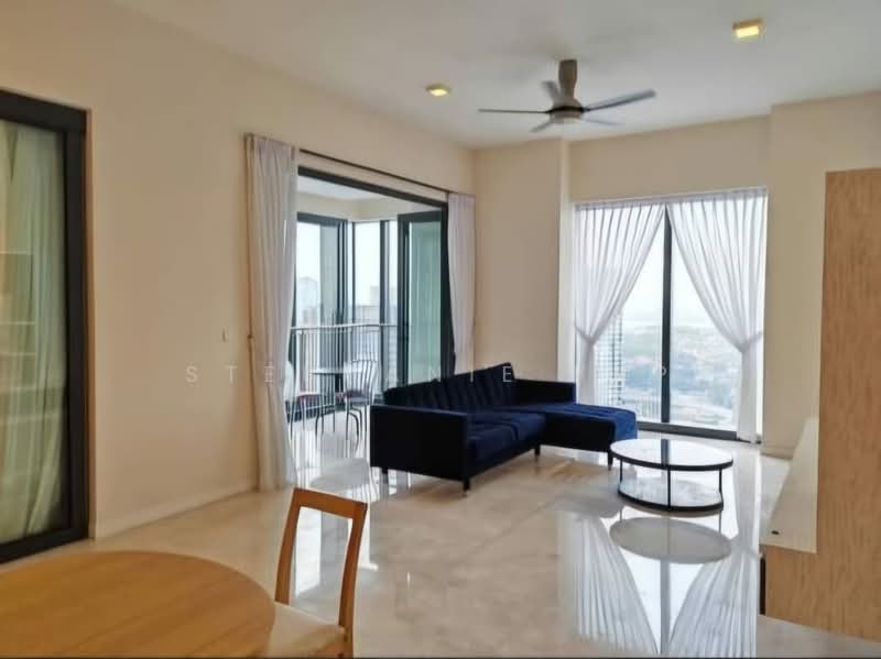 Servis Apartment untuk Disewa di The Astaka @ 1 Bukit Senyum - Stephanie Yap - Living Room - PropertyGuru.com.my