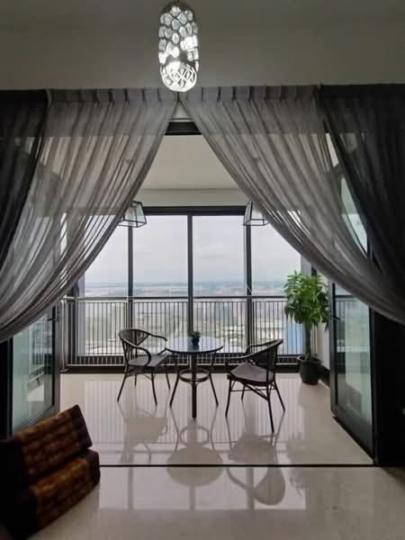 Servis Apartment untuk Disewa di The Astaka @ 1 Bukit Senyum - Stephanie Yap - Balcony - PropertyGuru.com.my