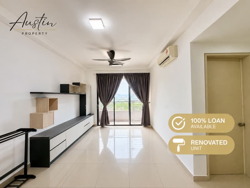 Service Residence for Sale at D'Aman Residences @ Puchong - Austin Wong - Living Room - PropertyGuru.com.my