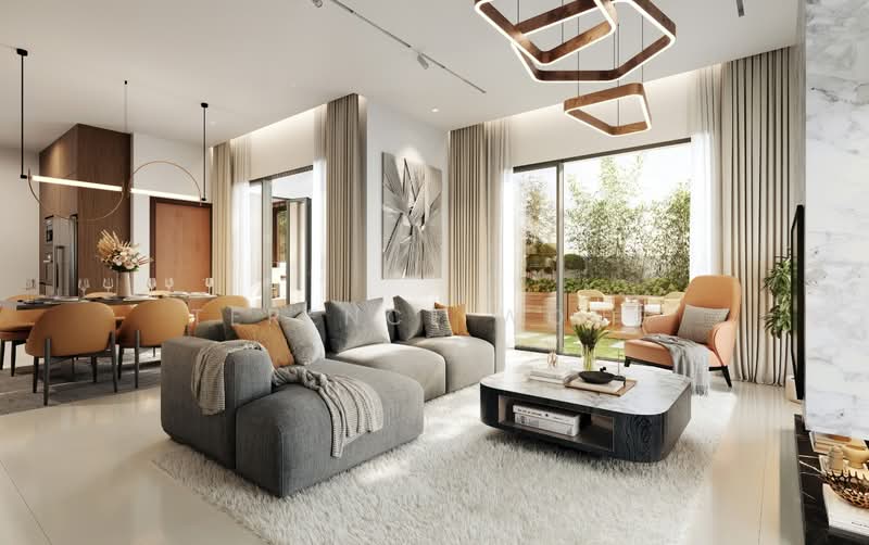 Cluster House for Sale in Alam Impian (Shah Alam) - Terence Wong - Living Room - PropertyGuru.com.my