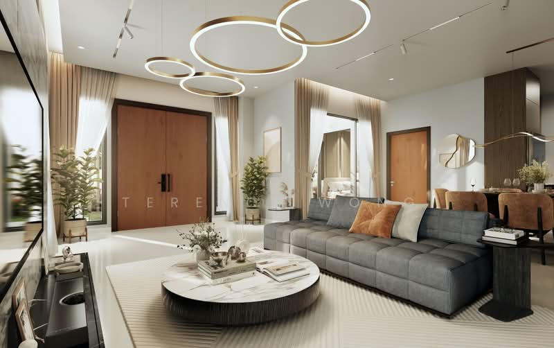Cluster House for Sale in Alam Impian (Shah Alam) - Terence Wong - Living Room - PropertyGuru.com.my