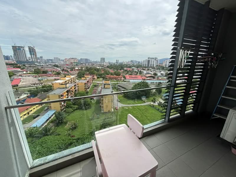 Service Residence for Rent at Sentul Point - Kfong Lee - Balcony - PropertyGuru.com.my