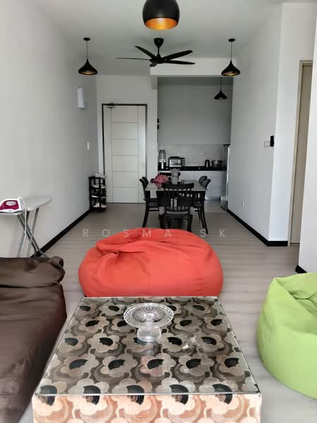 Kondominium untuk Disewa di SkyMillion Residence - Rosma SK - Living Room - PropertyGuru.com.my
