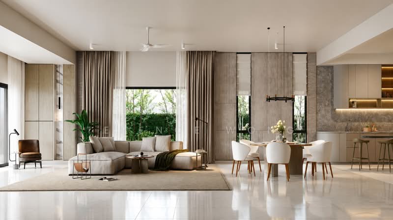 3-storey Terraced House for Sale in Seksyen U15 (Shah Alam) - Terence Wong - Living Room - PropertyGuru.com.my