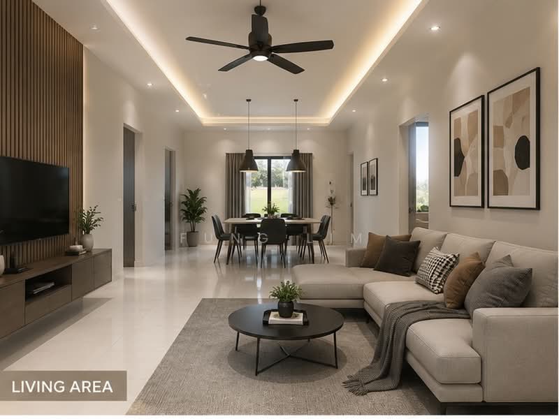 Semi-Detached House for Sale in Simpang (Perak) - Fung Lim - Living Room - PropertyGuru.com.my