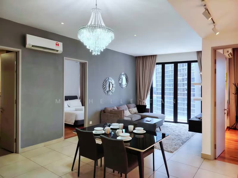 Service Residence for Rent at KL Gateway Premium Residences - Michelle Tan - Living Room - PropertyGuru.com.my