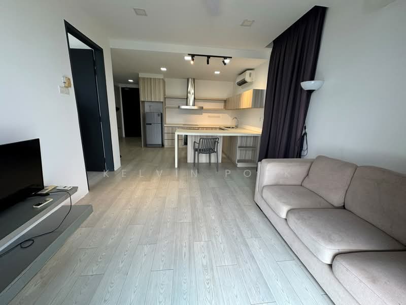Servis Apartment untuk Dijual di Sky Park - Kelvin Pook - Living Room - PropertyGuru.com.my