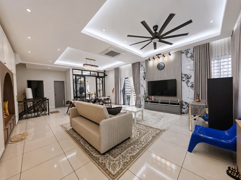Semi-Detached House for Sale in Taman Tuanku Jaafar (Sungai Gadut) - Iqbal Rafei - Living Room - PropertyGuru.com.my
