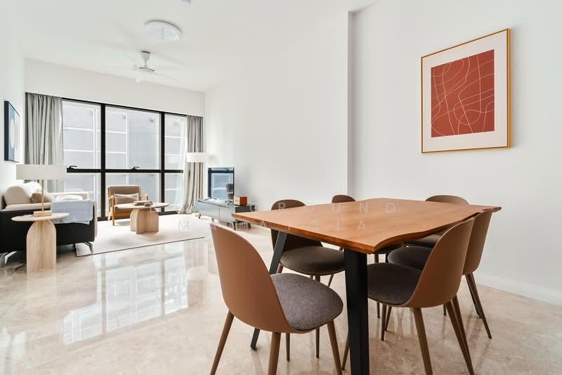 Condominium for Rent at TRX Residences - Blueground Malaysia - Living Room - PropertyGuru.com.my