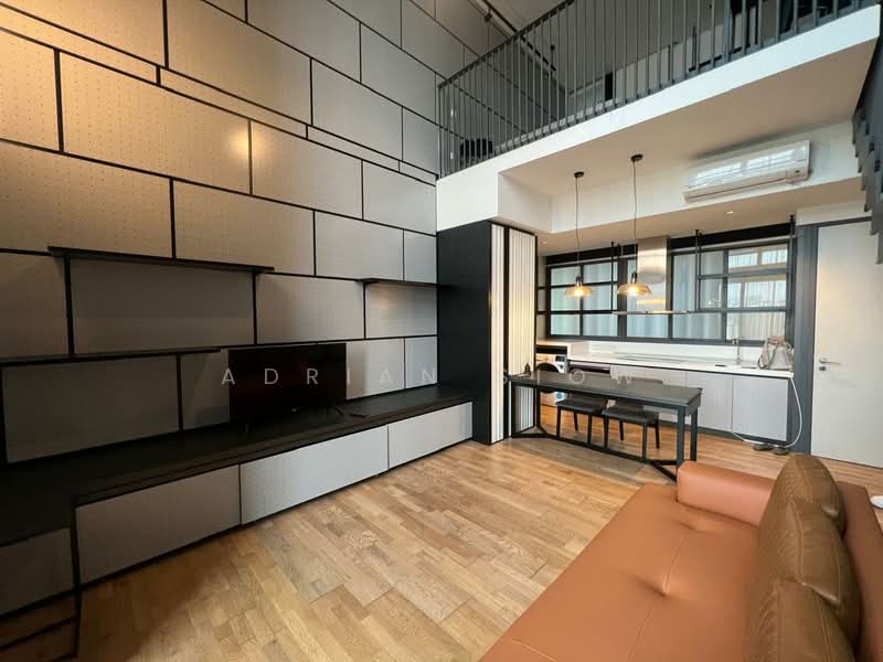 Kondominium untuk Disewa di Twy Duplex Condos - Adrian Siow - Living Room - PropertyGuru.com.my