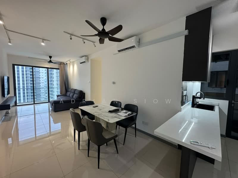 Service Residence for Rent at United Point (Residensi Berpadu) - Adrian Siow - Living Room - PropertyGuru.com.my