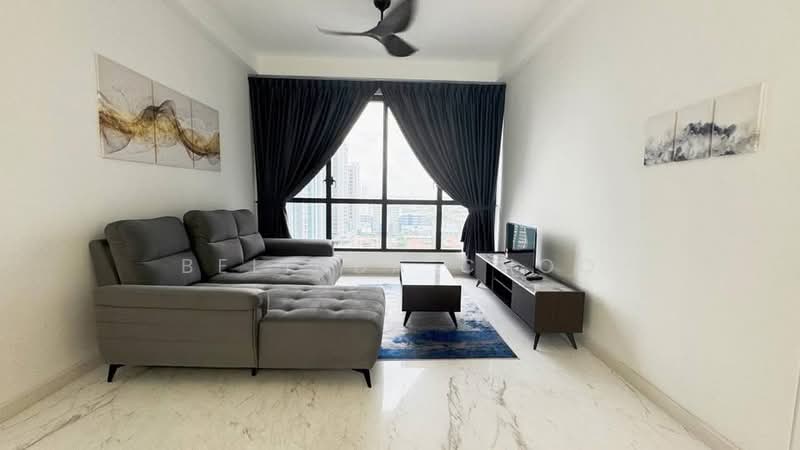 Service Residence for Sale at Setia Sky 88 - Belinda Choo - Living Room - PropertyGuru.com.my
