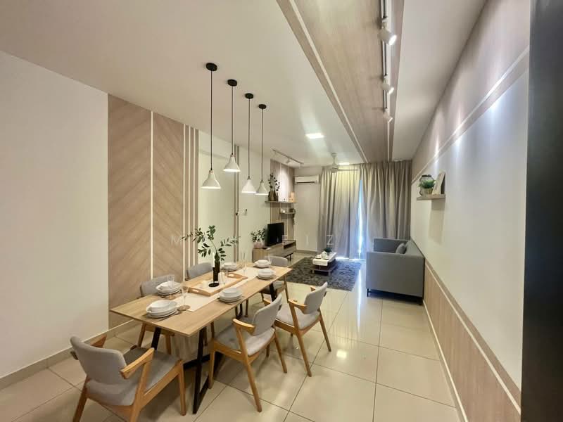 Condominium for Sale at Setia Seraya Residences - Mahafiz . - Living Room - PropertyGuru.com.my