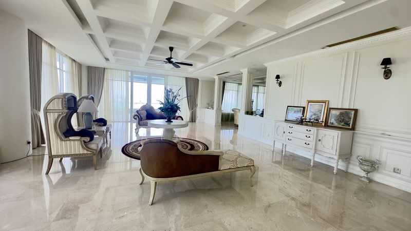 Kondominium untuk Disewa di 8 Gurney (The Shore Condominium) - Elaine Yeoh - Living Room - PropertyGuru.com.my