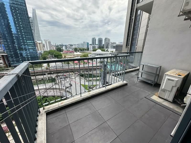 Servis Apartment untuk Disewa di Vogue Suites One - Desmond Low - Balcony - PropertyGuru.com.my