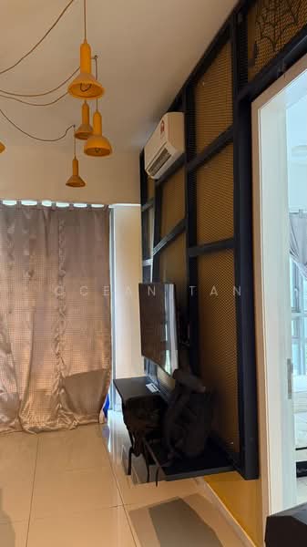 Service Residence for Sale at Cascades Residency - Ocean Tan - Living Room - PropertyGuru.com.my