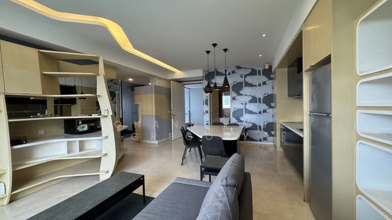 Servis Apartment untuk Disewa di Verve Suites - Johann Paul Gregory - Living Room - PropertyGuru.com.my