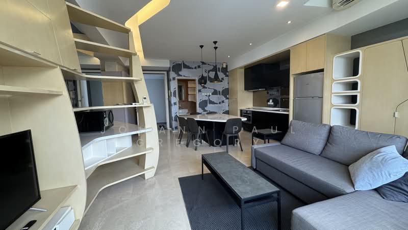Servis Apartment untuk Disewa di Verve Suites - Johann Paul Gregory - Living Room - PropertyGuru.com.my