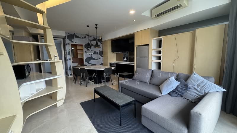 Servis Apartment untuk Disewa di Verve Suites - Johann Paul Gregory - Living Room - PropertyGuru.com.my