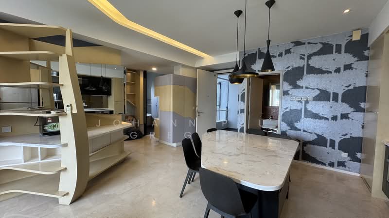 Servis Apartment untuk Disewa di Verve Suites - Johann Paul Gregory - Living Room - PropertyGuru.com.my