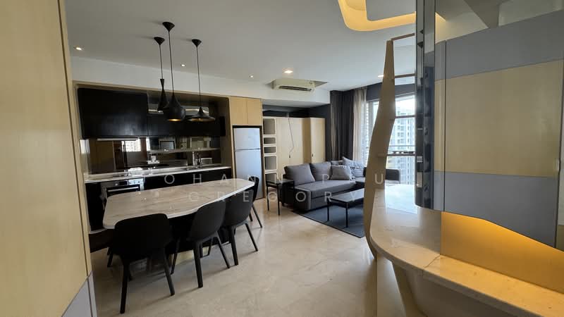 Servis Apartment untuk Disewa di Verve Suites - Johann Paul Gregory - Living Room - PropertyGuru.com.my