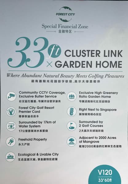 Cluster House for Sale in Forest City (Gelang Patah) - Jasmond Koh - PropertyGuru.com.my