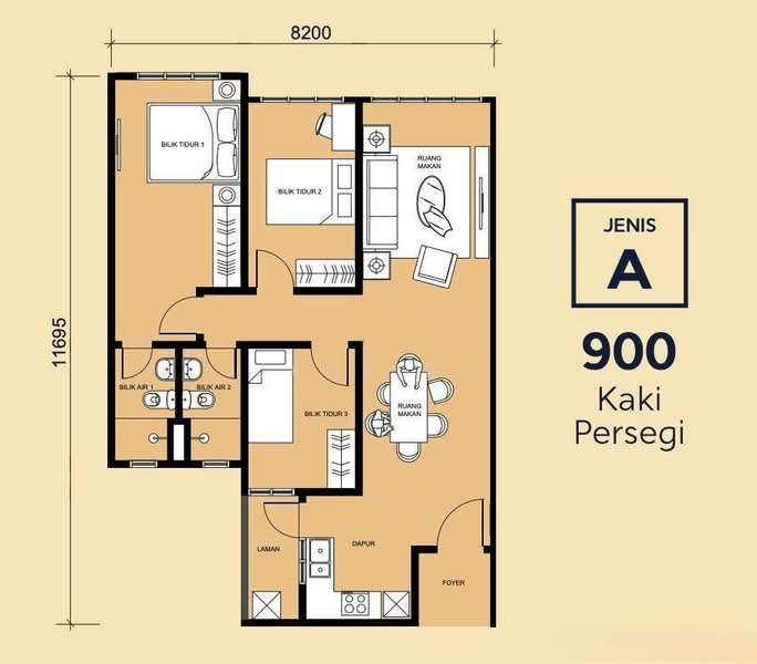 Apartment for Rent at RESIDENSI PAUH HARMONI - Jack Ng - PropertyGuru.com.my