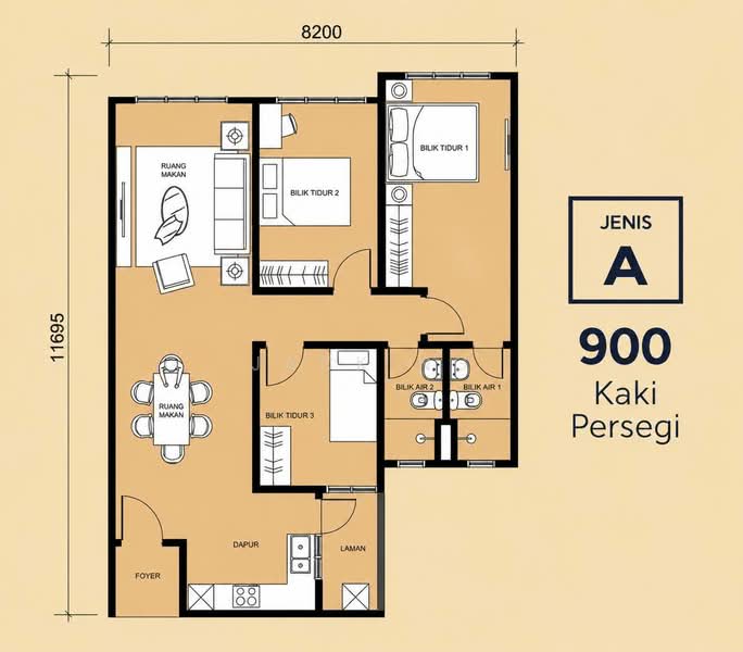 Pangsapuri untuk Disewa di RESIDENSI PAUH HARMONI - Jack Ng - PropertyGuru.com.my