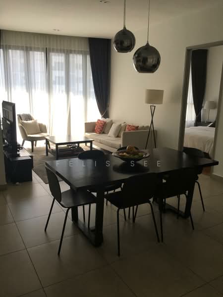 Service Residence for Rent at KL Gateway Premium Residences - Felis See - Living Room - PropertyGuru.com.my