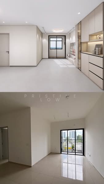 Service Residence for Sale at One Equine - Pristine Low - Living Room - PropertyGuru.com.my