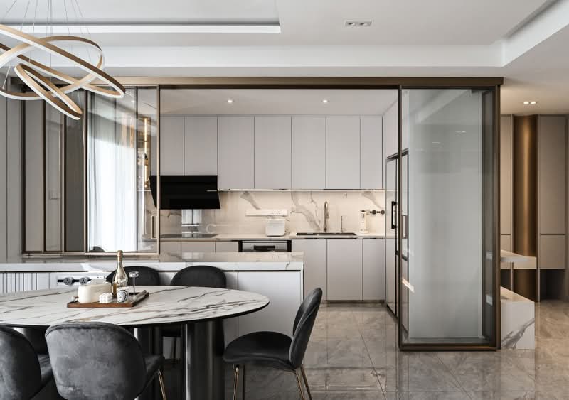 Servis Apartment untuk Dijual di Aricia Residences - CJ Yew - Kitchen - PropertyGuru.com.my