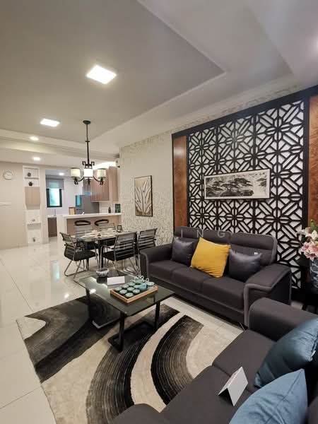 Condominium for Sale at Hillcrest Heights - SK Ching - Living Room - PropertyGuru.com.my