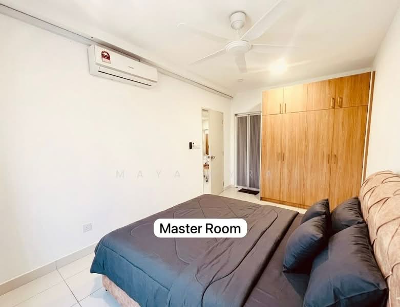 Service Residence for Rent at Arena Residences - Maya Myra - Master Bedroom - PropertyGuru.com.my