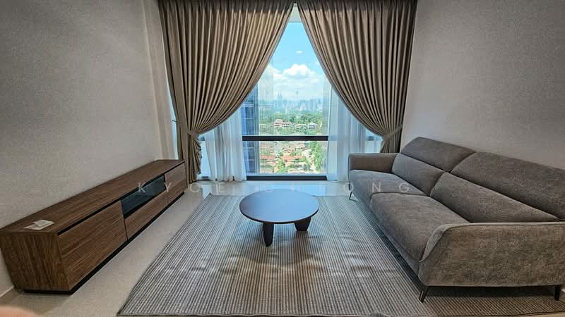 Servis Apartment untuk Disewa di Pavilion Damansara Heights - Kyce Cheong - Living Room - PropertyGuru.com.my
