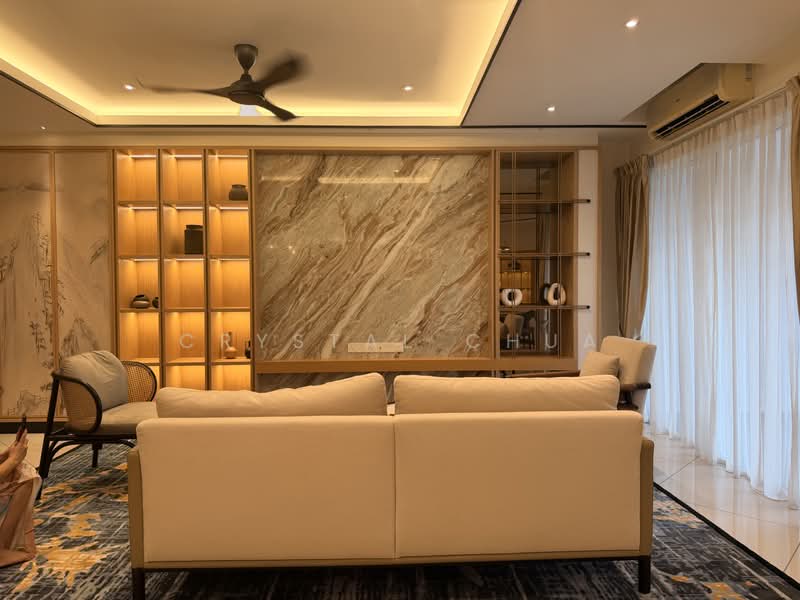Kondominium untuk Dijual di 9 Bukit Utama Condominium - Crystal Chua - Living Room - PropertyGuru.com.my