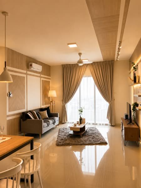 Condominium for Rent at Scenaria @ North Kiara Hills - Louis . - Living Room - PropertyGuru.com.my