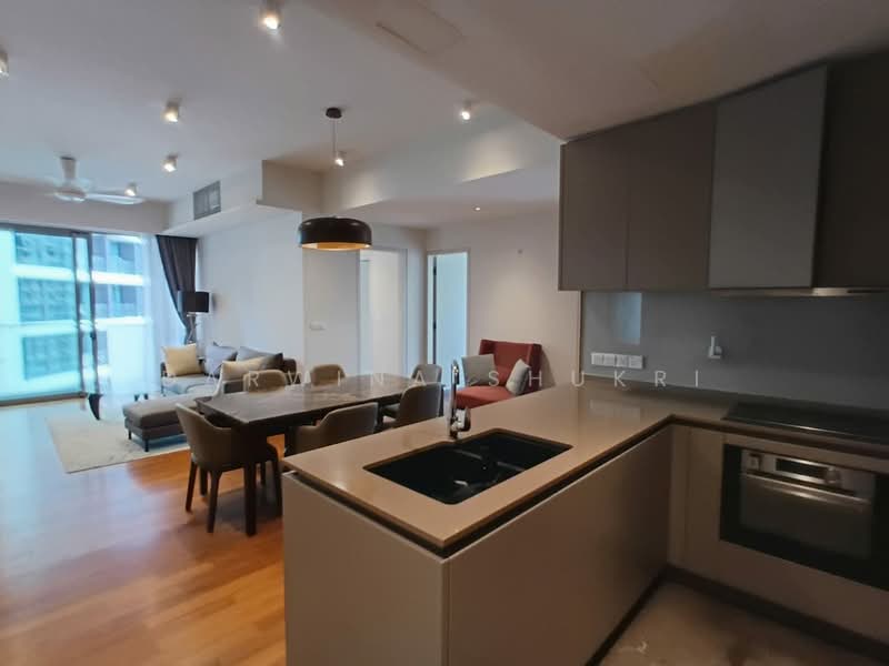 Servis Apartment untuk Disewa di Stonor 3 - Darwina Shukri - Living Room - PropertyGuru.com.my