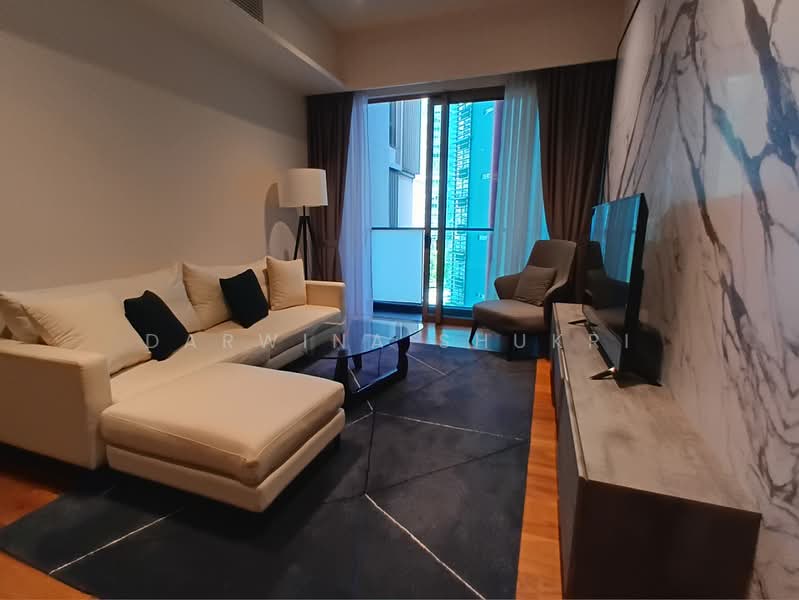 Servis Apartment untuk Dijual di Stonor 3 - Darwina Shukri - Living Room - PropertyGuru.com.my