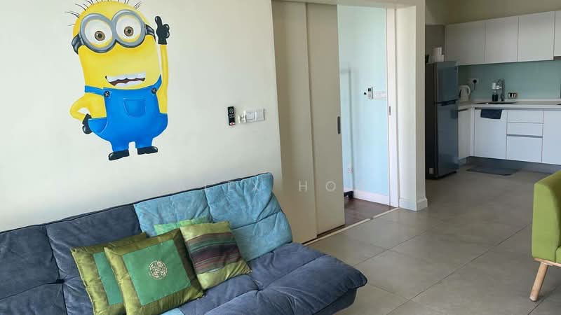 Service Residence for Rent at Afiniti Residences - Alex How - Living Room - PropertyGuru.com.my