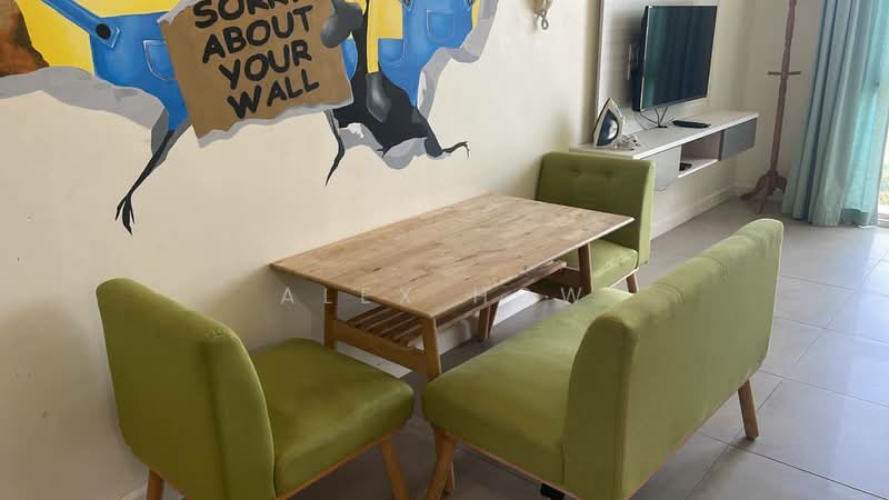 Service Residence for Rent at Afiniti Residences - Alex How - Living Room - PropertyGuru.com.my