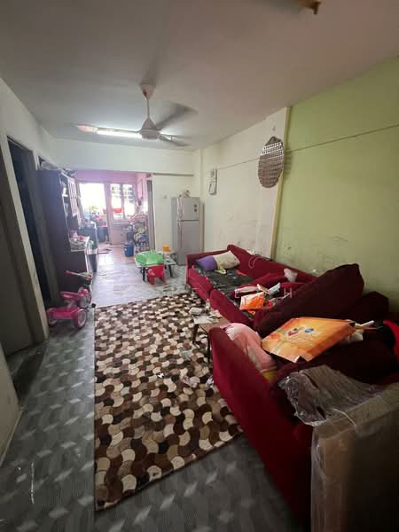 Flat for Sale at Pandan Ria (Block C) - Eddie Loh - Living Room - PropertyGuru.com.my