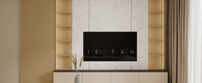 Servis Apartment untuk Dijual di Conezion Residences - Vinnie Tang - Living Room - PropertyGuru.com.my