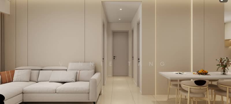 Servis Apartment untuk Dijual di Conezion Residences - Vinnie Tang - Living Room - PropertyGuru.com.my
